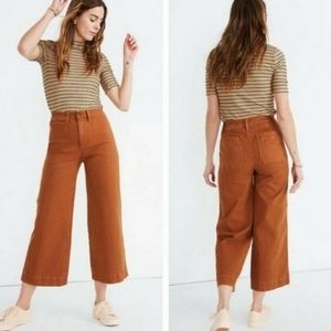 Madewell Emmett Wide Leg Crop Pants Size 31